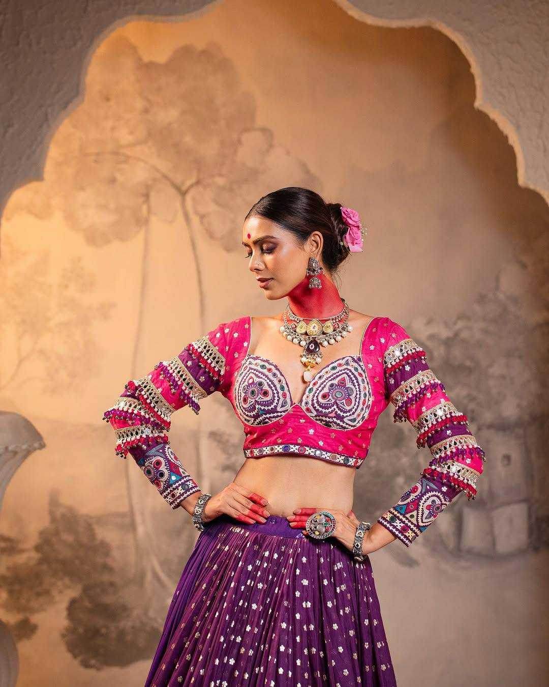 Muslin Cotton Navratri Chaniya Choli - MYLUXURY LANE ENTERPRISE